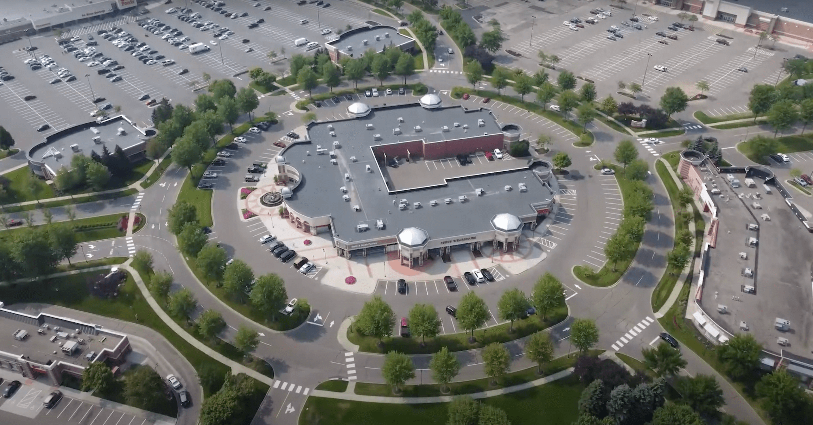 aerial view of Woodbury