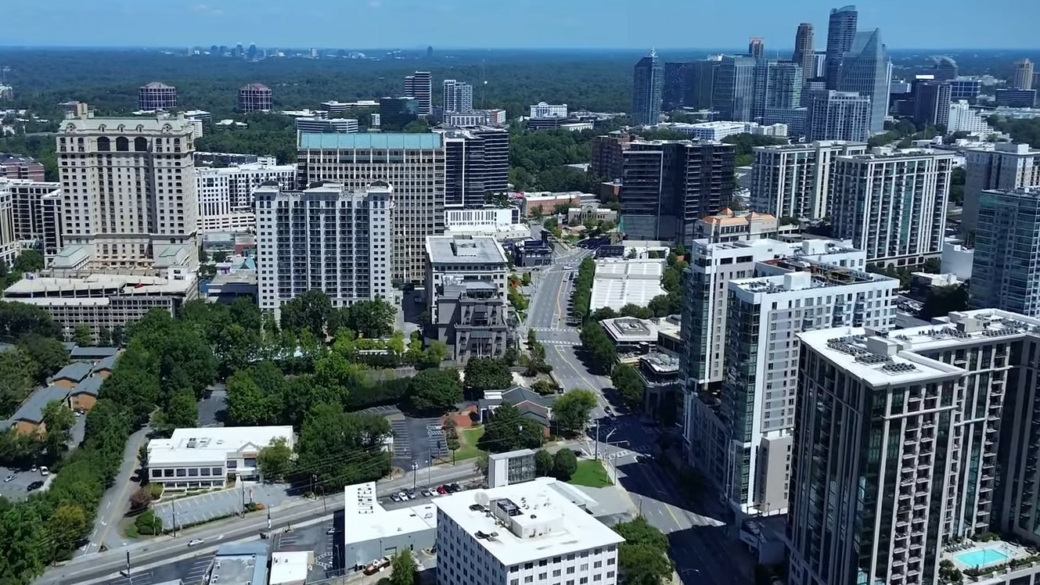 aerial view of Atlanta Georgia