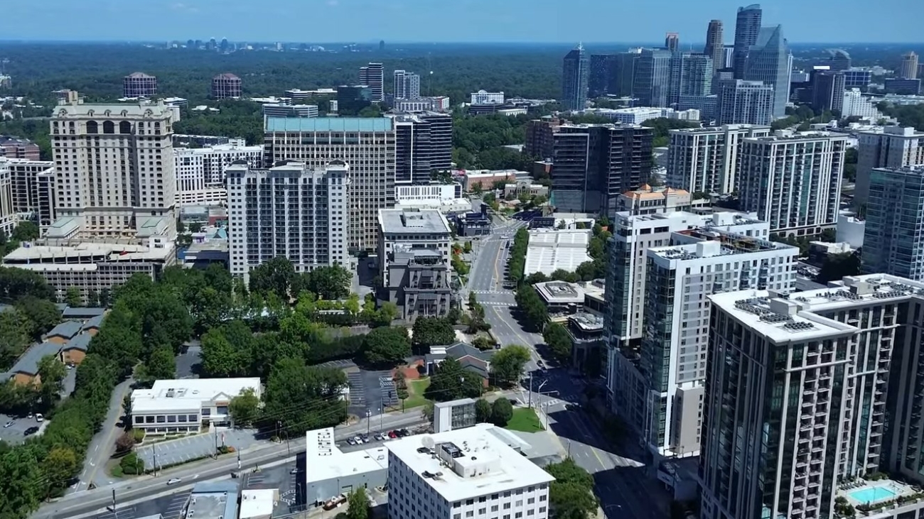aerial view of Atlanta Georgia
