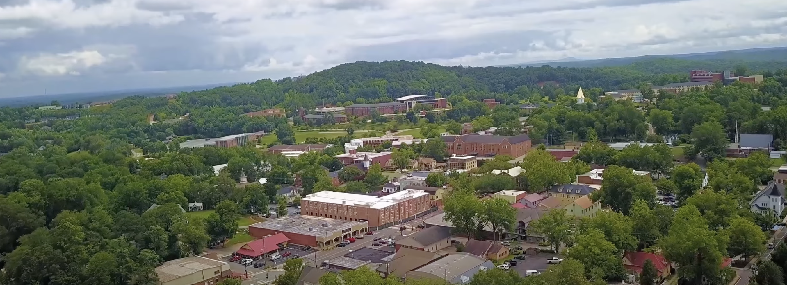 Dahlonega Georgia aerial view