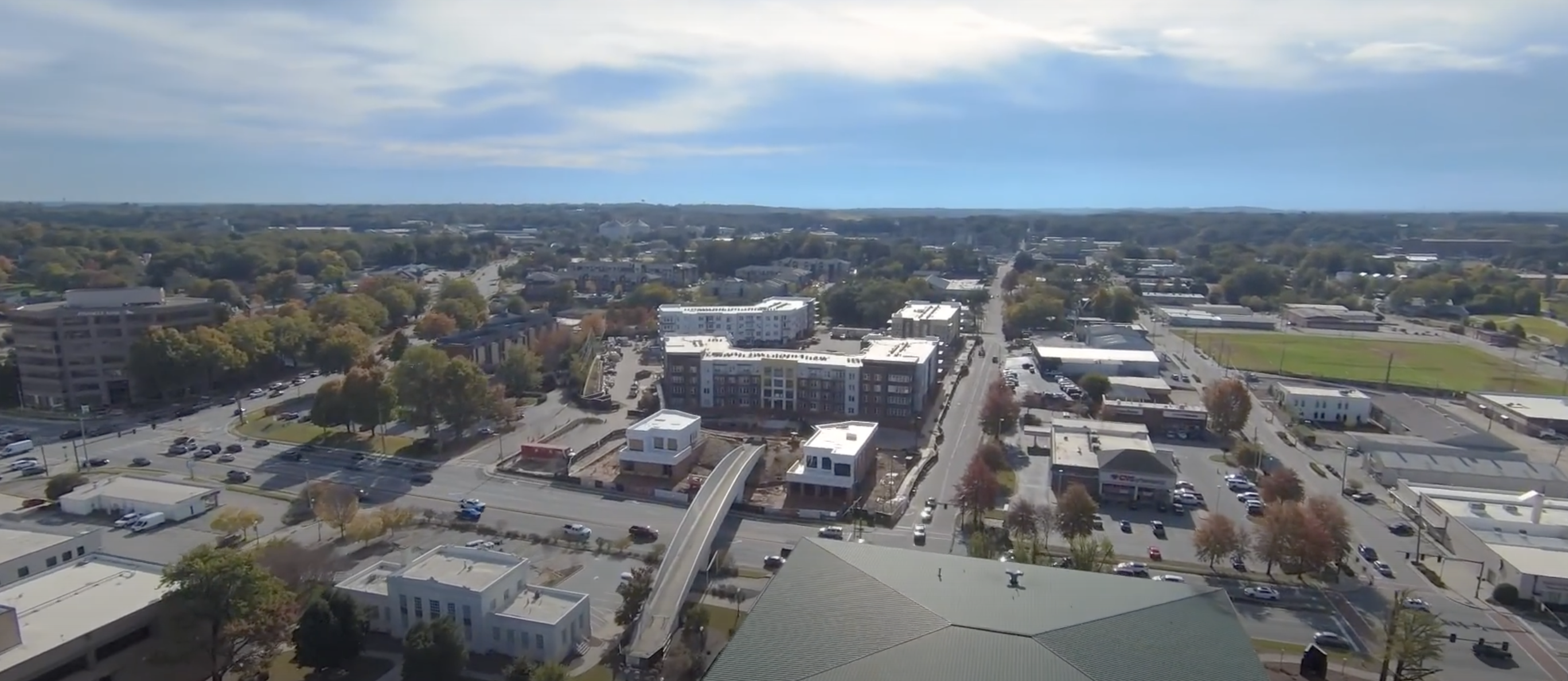 Gainesville Georgia aerial view