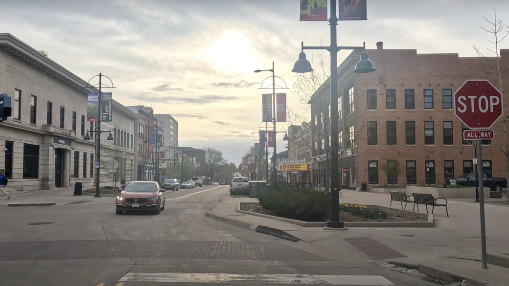 Driving Around Downtown Iowa City