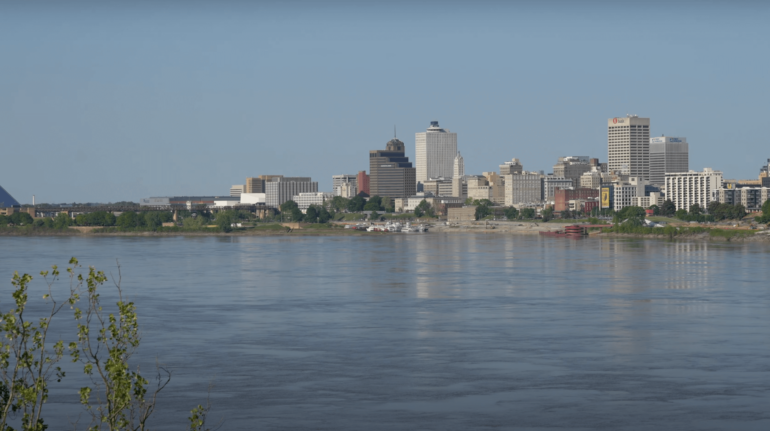 Memphis aerial view