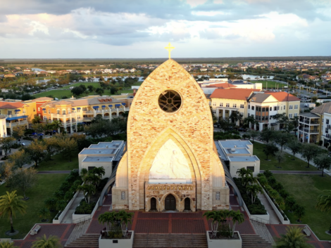 aerial view of Ave Maria