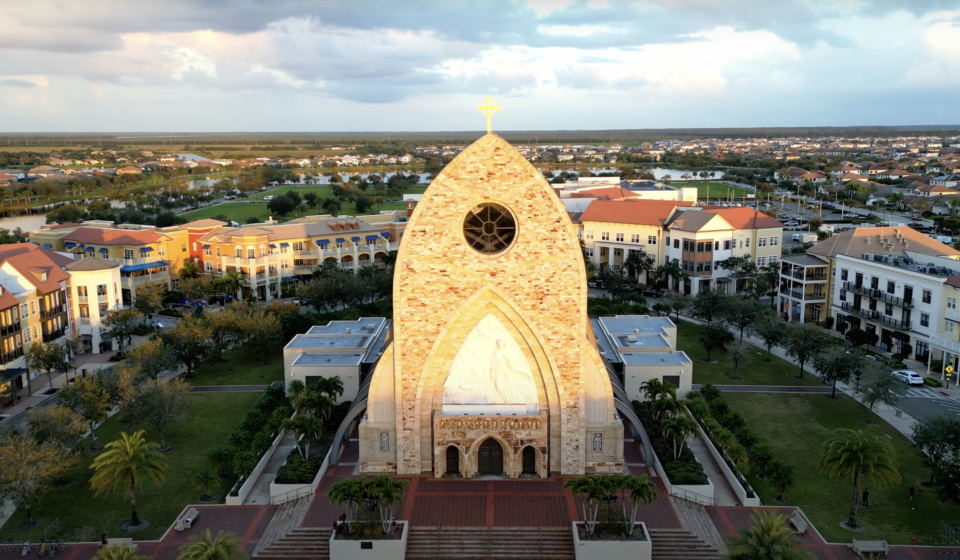 aerial view of Ave Maria