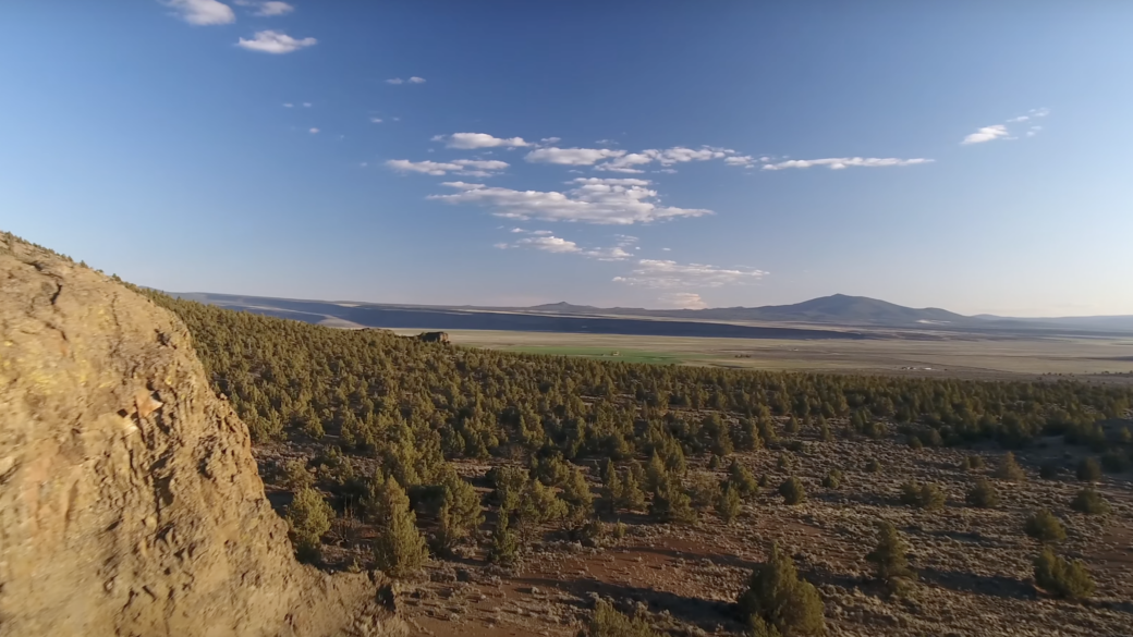 aerial view of Christmas Valley