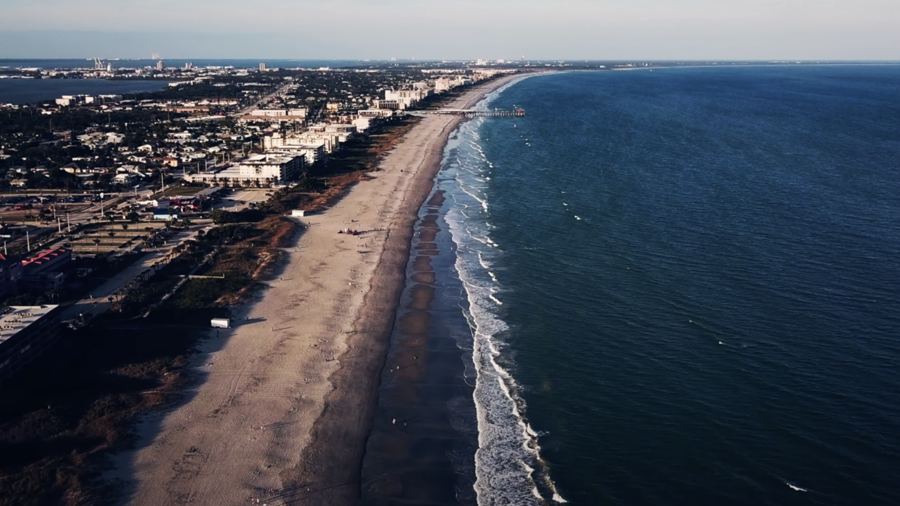 East Coast of Florida coast view