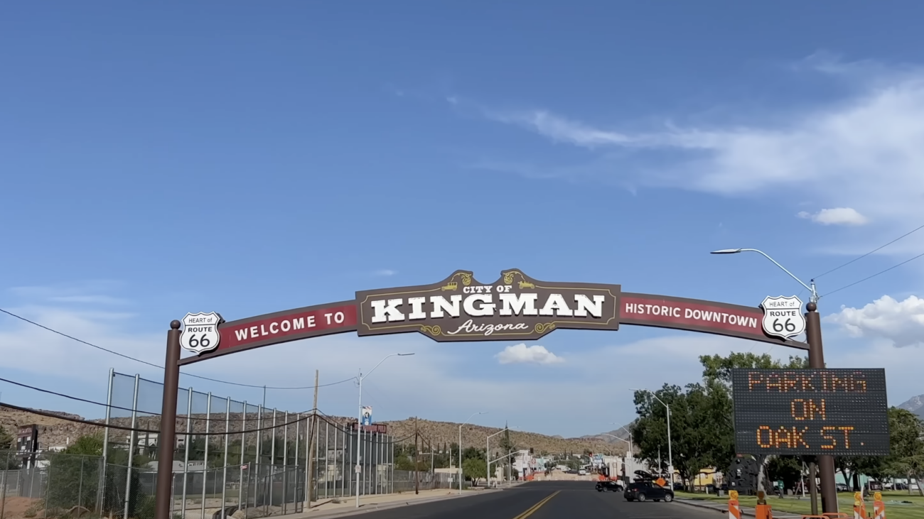entering Kingman, Arizona
