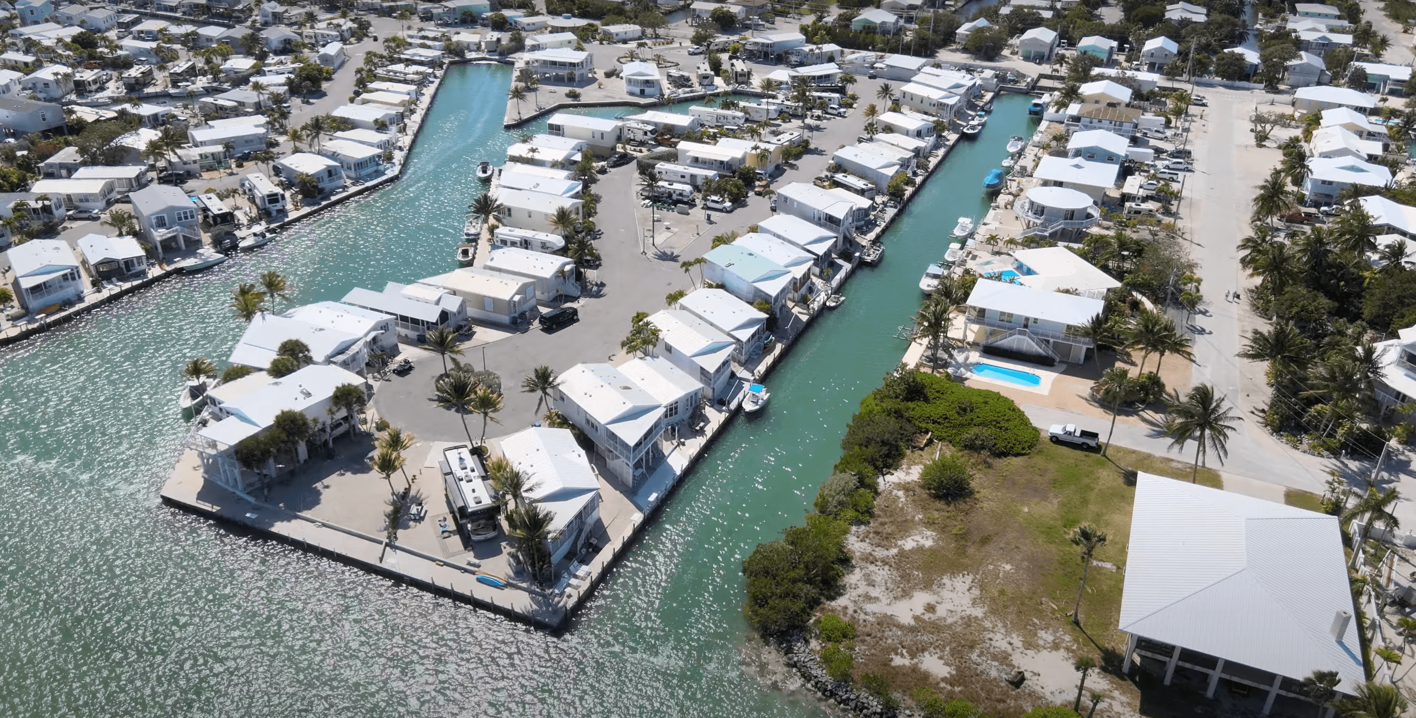 Cudjoe Key aerial view