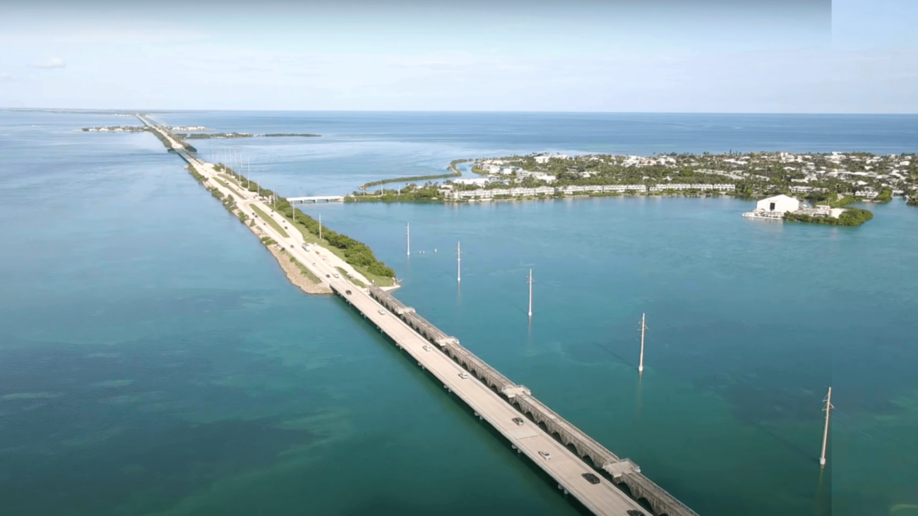 Florida Keys aerial view