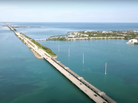 Florida Keys aerial view
