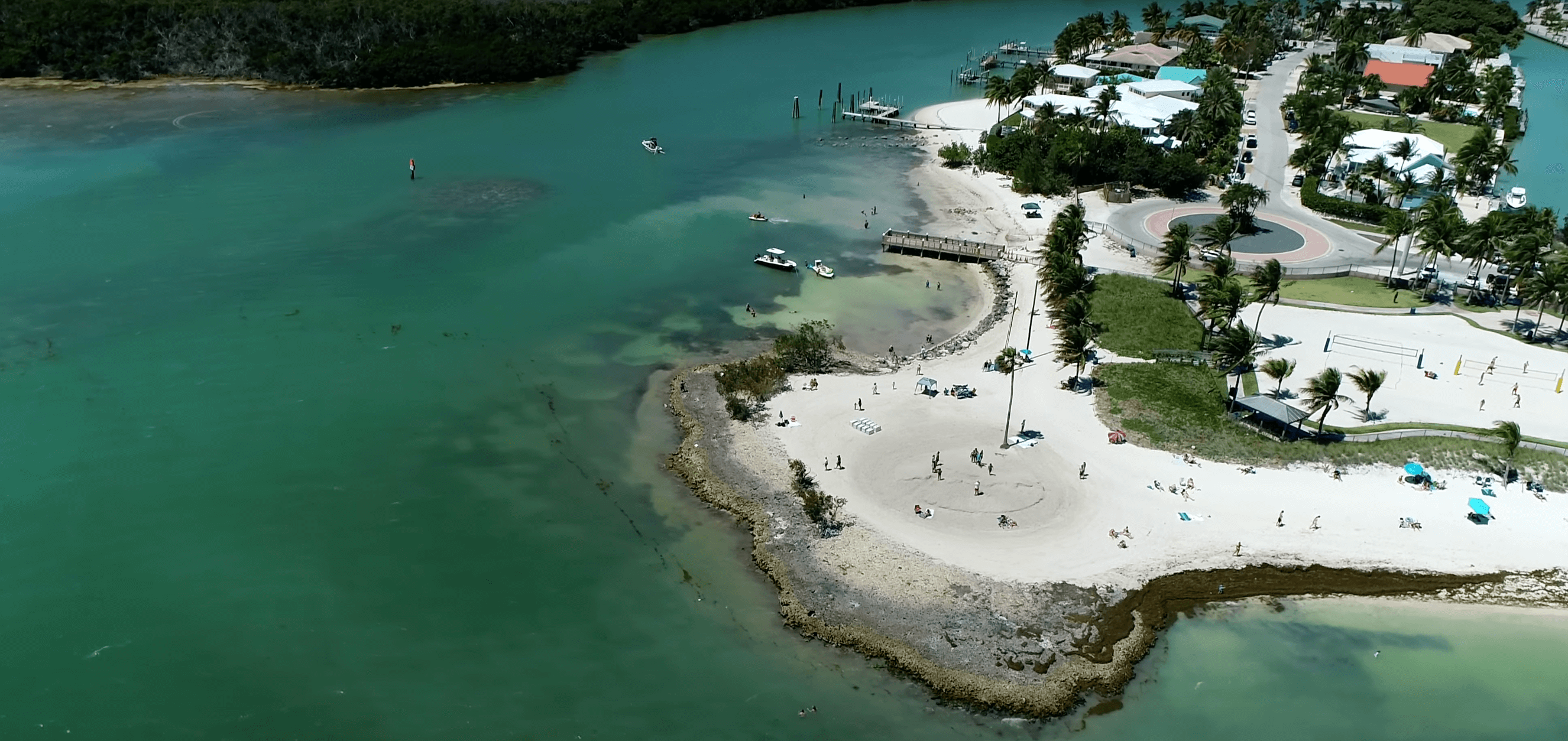 Marathon aerial view