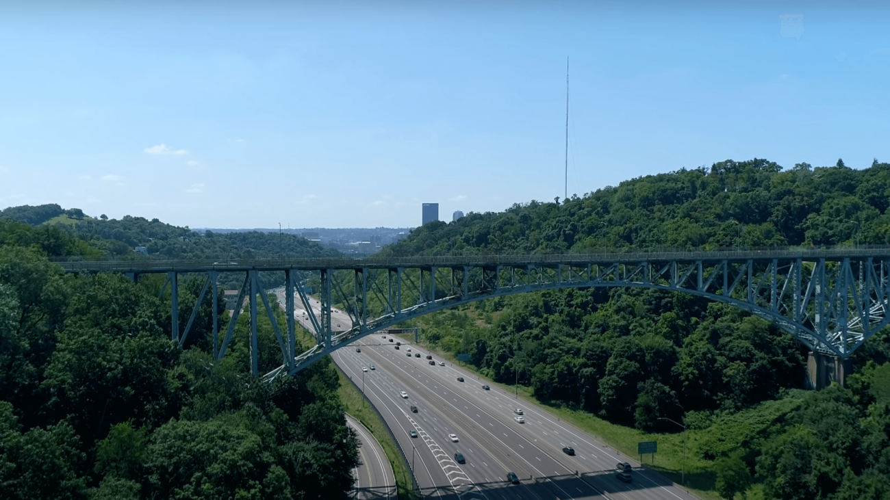 Pittsburgh aerial view