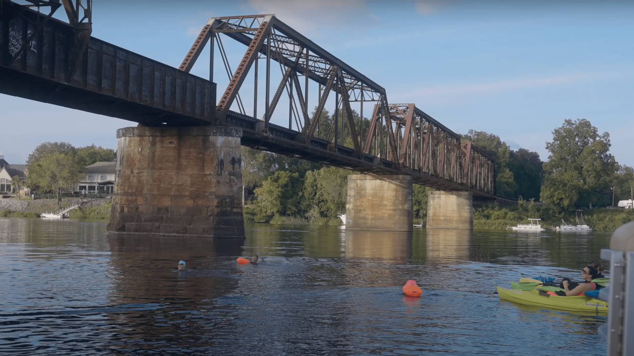 boat kayak in a river