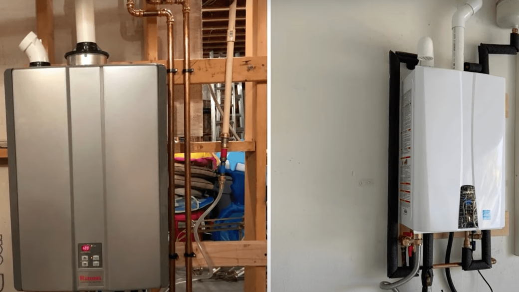 comparison of Rinnai and Navien tankless water heaters